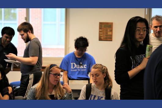 Math social event in lounge with grads, ugrads, faculty Math social event in lounge with grads, ugrads, faculty